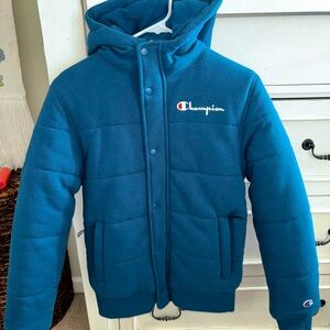 Champion Blue Jacket NEVER WORN! Size xsmall adult